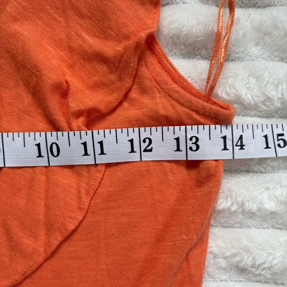 Michael Kors Sleeveless Blouse Tank Top Orange Womens XS - Picture 6 of 7